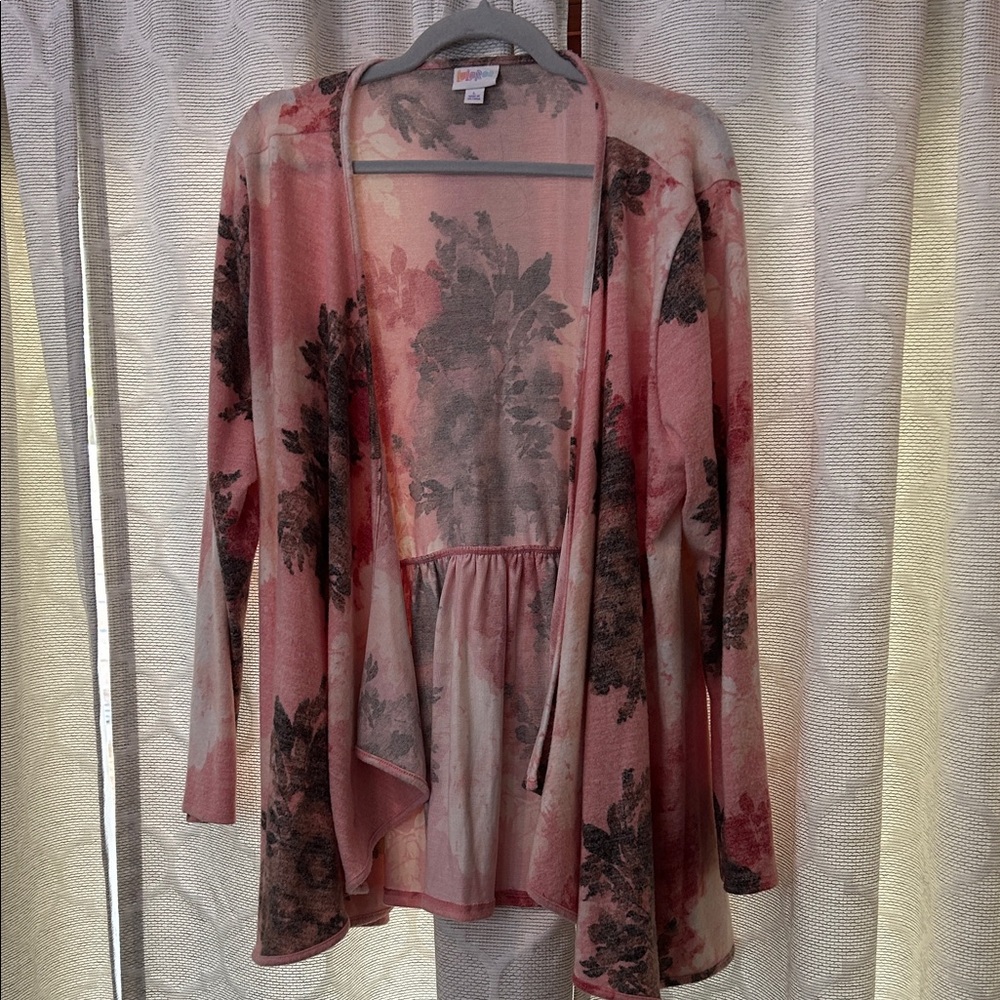 LuLaRoe Pink Floral sweater